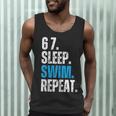 67 Sleep Swim Repeat Swimming Swimmer 67 Meme Men Tank Top