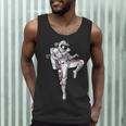 Astronaut Muay Thai Boxing Karate Kickboxing Martial Arts Men Tank Top