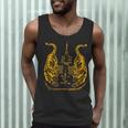 Awesome Orange Double Tiger Muay Thai Sak Yant Men Tank Top Awesome Orange Double Tiger Muay Thai Sak Yant Men Tank Top