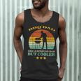 Bbq Dad Cooler Retro Barbecue Grill Fathers Day Daddy Papa Men Tank Top