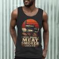 BBQ Dad Father Husband Meat Smoker Legend Men Tank Top