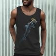Beautiful Colors Swimming Hammerhead Shark Lovers Men Tank Top