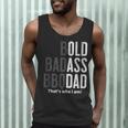 Bold Badass BBQ Dad Gag Fathers Day Husband Birthday Men Tank Top