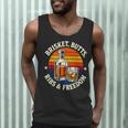 Brisket Butts Ribs And Freedom BBQ Dad Men Tank Top