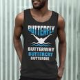 Butterfly Butterwhy Buttercry Swimming Swimmer Men Tank Top