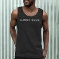 Canoe Club Minimalist Saying Sleeveless Men Tank Top