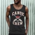 Canoe Crew Paddling Team Retro Graphic Men Tank Top