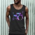 Cool Drum Kit Percussion Vintage Retro Drummer Costume Men Tank Top Cool Drum Kit Percussion Vintage Retro Drummer Costume Men Tank Top