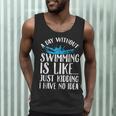 A Day Without Swimming Is Like Swimming Swimmer T-Shirt Men Tank Top