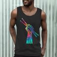 Drummer Drum Kit Tie Dye Hippie Drummer Men Tank Top Drummer Drum Kit Tie Dye Hippie Drummer Men Tank Top
