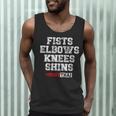 Fist Elbows Knees Shins Martial Arts Muay Thai Men Tank Top
