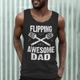 Flipping Awesome BBQ Dad Shirt Grilling Father's Day Men Tank Top
