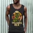 Grilling Dinosaur Grillasaurus T-Rex BBQ Dad Joke Men Tank Top