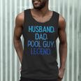Husband Dad Pool Guy Legend Fathers Day Swimming Papa Men Tank Top Husband Dad Pool Guy Legend Fathers Day Swimming Papa Men Tank Top