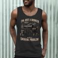 I'm Just A Drinker With A Smoking Problem Grilling BBQ Dads Men Tank Top