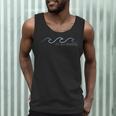 Just Keep Swimming With Aesthetic Wave Motivational Quote Men Tank Top Just Keep Swimming With Aesthetic Wave Motivational Quote Men Tank Top