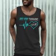 Just Keep Swimming For Swimmers Divers Diving Retro Men Tank Top