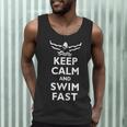Keep Calm And Swim Fast Butterfly Swimming T-Shirt Men Tank Top Keep Calm And Swim Fast Butterfly Swimming T-Shirt Men Tank Top
