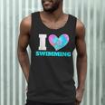 I Love Swimming Swimmer Swim Men Tank Top