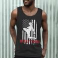 Muay Thai American Flag Fighter Patriotic Men Tank Top