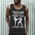 Muay Thai Boxing Kickboxing Your First Lesson Is Free Men Tank Top
