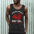 Muay Thai Boxing Teacher Kickboxing Martial Arts Instructor Men Tank Top