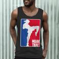 Muay Thai Fighter Retro Kickboxing Training MMA Men Tank Top Muay Thai Fighter Retro Kickboxing Training MMA Men Tank Top