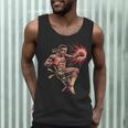 Muay Thai Fighter Southpaw Stance Minimal Silhouette Clean Men Tank Top
