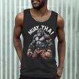 Muay Thai Gorilla Strength Power Fighter Men Tank Top Muay Thai Gorilla Strength Power Fighter Men Tank Top