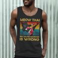 Muay Thai Because Murder Is Wrong Cat Meow Thai Men Tank Top Muay Thai Because Murder Is Wrong Cat Meow Thai Men Tank Top