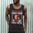 Punch Hard Finish Firmly Kickboxer Fan Muay Thai Boxing Men Tank Top