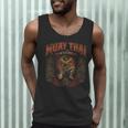 Retro Muay Thai Discipline Thai Boxing Warrior Art Men Tank Top Retro Muay Thai Discipline Thai Boxing Warrior Art Men Tank Top