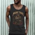 Retro Nak Muay Muay Thai Fighter Thai Boxing Gym Bear Men Tank Top Retro Nak Muay Muay Thai Fighter Thai Boxing Gym Bear Men Tank Top