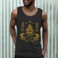 Sawadee Thai Traditional Sak Yant Thai Twin Tigers Muay Thai Men Tank Top