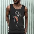 Skeleton Muay Thai Boxing Karate Kickboxing Martial Arts Men Tank Top