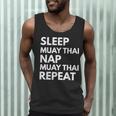 Sleep Nap Muay Thai Repeat Lover Martial Arts Men Tank Top