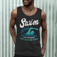 Swim Coach Swimming Lesson Sport Professional Instructor Men Tank Top