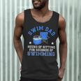 Swim Dad Of A Swimmer Dad Swim Father Swimming Dad Men Tank Top