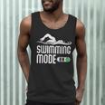 Swim Slogan Funny Swimming Mode On Swim Men Tank Top