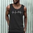 Swimmer Heartbeat Swimming Sports Men Tank Top