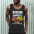 Swimming Donut Men Women Swimmer Sports Athlete Men Tank Top Swimming Donut Men Women Swimmer Sports Athlete Men Tank Top