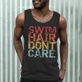 Swimming Pool Diving Sport Swimmer Swim Hair Dont Care Men Tank Top