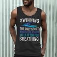 Swimming Only Sport Where The Coach Swimmer Swim Team Men Tank Top Swimming Only Sport Where The Coach Swimmer Swim Team Men Tank Top