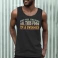 Swimming Swimmer Eating Swim Men Tank Top