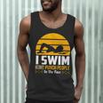 Swimming Swimmer Swim Team So I Don't Punch Men Tank Top