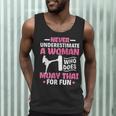 Never Underestimate A Woman Thai Boxing Muay Thai Fighter Men Tank Top