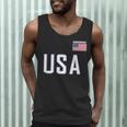 USA Flag Swim Swimming Sport Practice Equipment Men Women Men Tank Top
