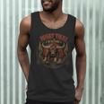 Vintage Muay Thai Dad Thai Boxing Fighter Father Buffalo Men Tank Top