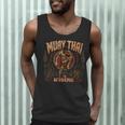 Vintage Muay Thai Wai Kru Thai Boxing Ritual Art Men Tank Top
