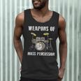 Weapons Of Mass Percussion Band Best Drummer Drum Kit Men Tank Top Weapons Of Mass Percussion Band Best Drummer Drum Kit Men Tank Top